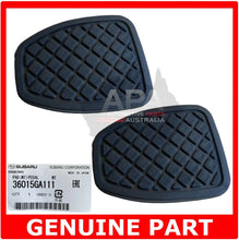 Load image into Gallery viewer, GENUINE Subaru Impreza Forester Liberty BRZ Brake &amp; Clutch Pedal Rubber Pad Pair