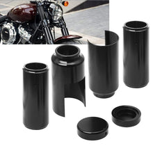 Load image into Gallery viewer, Fork Covers Upper Lower Fork Cover Cap for Harley Breakout FXSB 2013-2017 Black