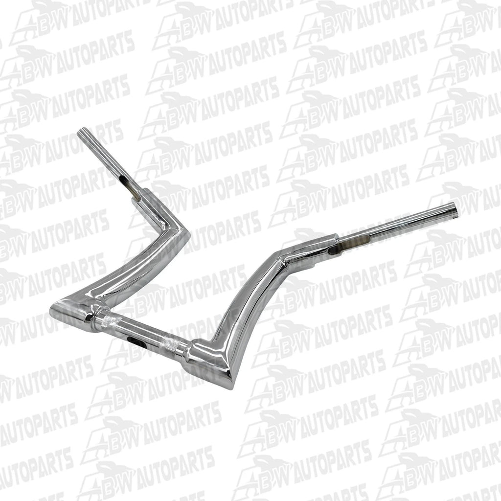 Chrome 12" Rise 2" Ape Hanger Handlebar 1" CLAMP For Harley Sportster Yamaha