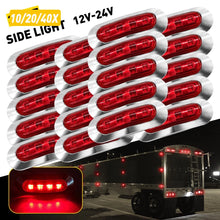Load image into Gallery viewer, 10-30x Red LED Clearance Lights Side Marker Lamp Trailer Truck Caravan Lorry
