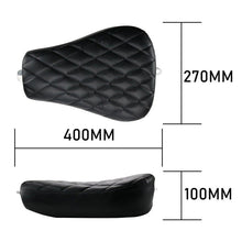 Load image into Gallery viewer, Stitching Leather Driver Solo Seat for Harley Sportster XL883 XL1200 48 07-16 ST