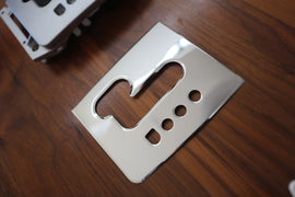 BA BF FALCON XR6/TURBO/XR8/XT/FUTURA CHROME GEAR KNOB LEVER SURROUND PANEL PLATE