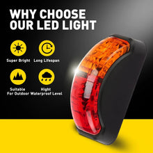 Load image into Gallery viewer, 4/10/20x CLEARANCE LIGHT LED SIDE MARKER AMBER RED TRUCK CARAVAN 12-24V A