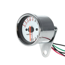 Load image into Gallery viewer, 12V Motorcycle LED Speedometer Meter Tachometer Odometer Tach Gauge 0-13000 RPM