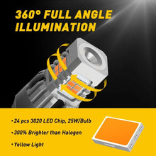 Load image into Gallery viewer, AUXITO T20 7443 7440 50W LED AMBER TURN SIGNAL ERROR INDICATOR FREE BULBS GLOBE