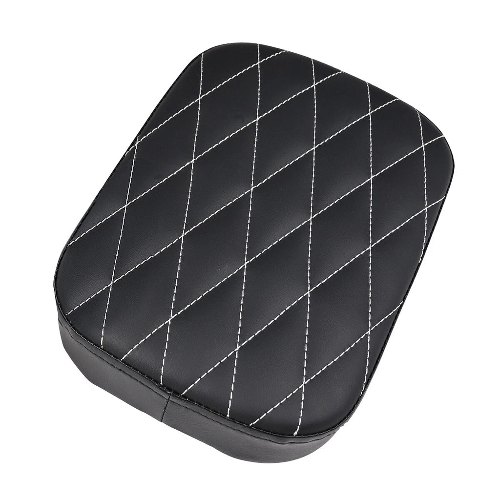 Rectangle Diamond Rear Pillion Passenger Pad Seat 8 Suction Cup Motorcycle ST