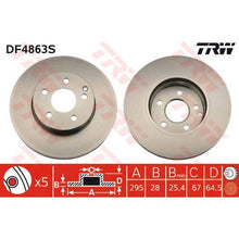 Load image into Gallery viewer, TRW Brake Rotor Front DF4863S