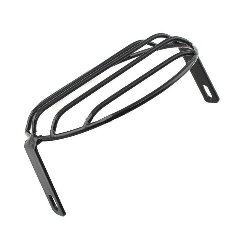 6.5'' Black Headlight Mesh Grill Retro Guard Motorcycle Headlamp Light Cover ST