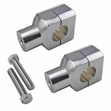 Load image into Gallery viewer, 1" Motorcycle Handlebar Handle Bar Adapter Risers Clamp Mounts For Harley Fatboy