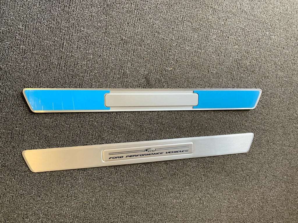 SET OF FRONT & REAR SCUFF PLATE SUIT FG SERIES FORD FALCON/FPV SEDAN