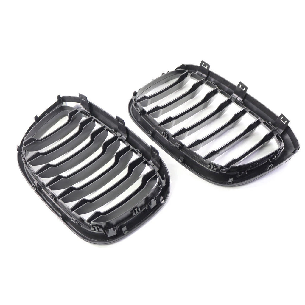 Gloss Black Front Bumper Kidney Grill Grille For BMW X3 G01 X4 G02 2018-2021 ST