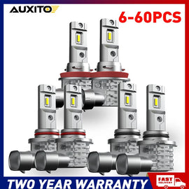 For TOYOTA 9005 HB3 9006 H11 LED Headlight Globes Hi/Low Beam 6500K 6-60x A