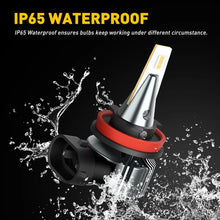 Load image into Gallery viewer, AUXITO H11 Globes Bulbs Headlight Fog Daytime Light Running Amber Conversion Kit