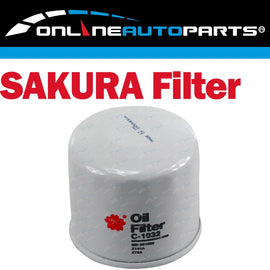 Sakura Oil Filter for Accent LC MC 1.5L 1.6L 4cyl G4ECX G4EC G4ED 2000 to 2009