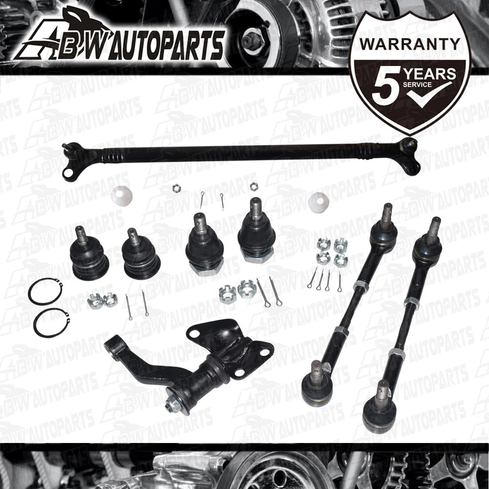 8PCS Tie Rod End Ball Joint Idler Arm Center Rod for Nissan Navara D22 1997-2016