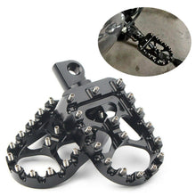 Load image into Gallery viewer, MX Style Black Foot Peg Footrest Fit For Harley Sportster Touring Softail Dyna S