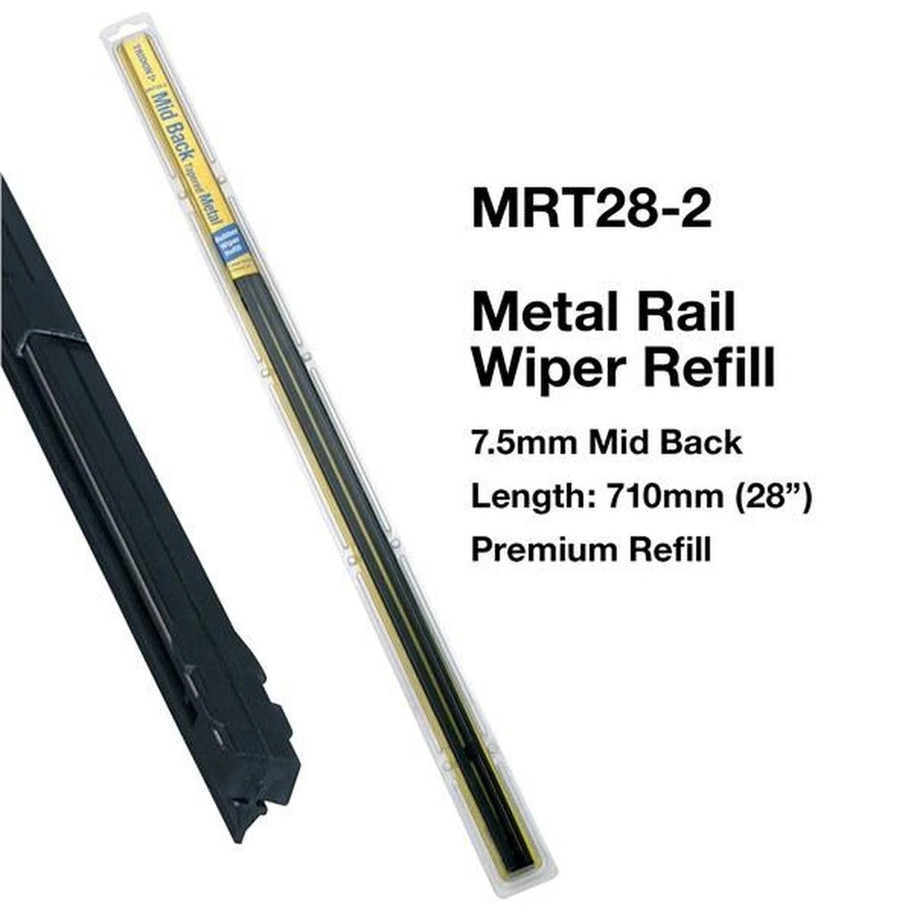 Tridon Wiper Refill Metal Rail Mid Back (Tapered) MRT28-2