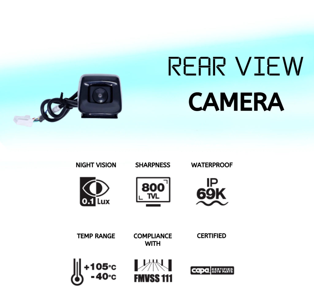 Tailgate Backup Reverse Camera Kit With 8m Cable for Toyota Hilux 2005 - 2015