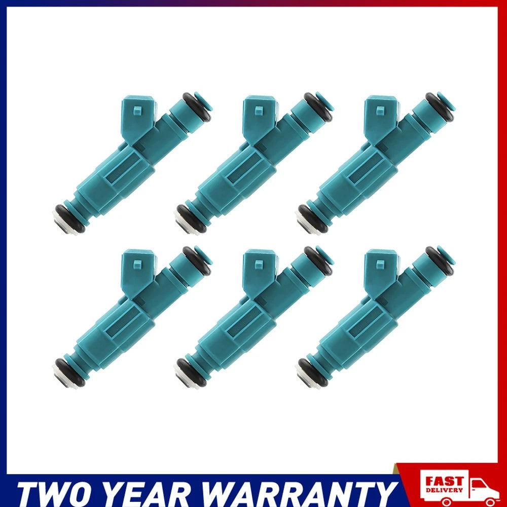 6x Fuel Injectors For Holden Commodore VN VR VS VT VU VX VY V6 3.8L # 0280155777