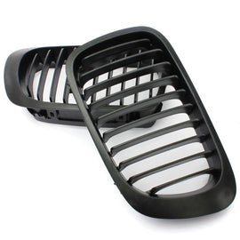 Matte Black Front Kidney Grille Grills For BMW E46 2 Door 99-03 M3 2000-2006 ST