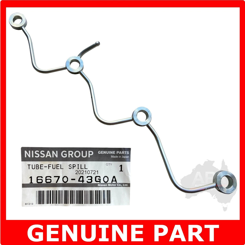 GENUINE Nissan Navara D21 D22 TD27 QD32 Diesel Fuel Injector Return Pipe