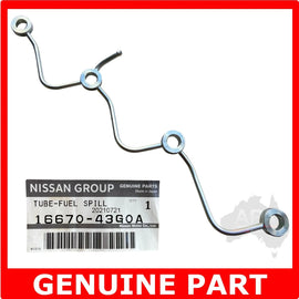 GENUINE Nissan Navara D21 D22 TD27 QD32 Diesel Fuel Injector Return Pipe