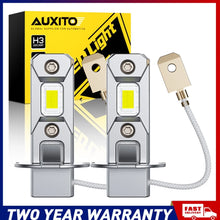 Load image into Gallery viewer, AUXITO 2x H3 LED Fog Light Bulb Replace Halogen Lamp White 6000K 16000LM/SET