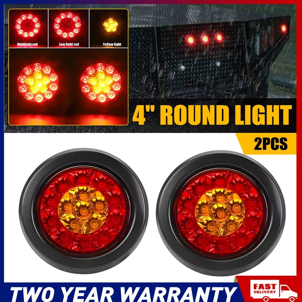 LED TRAILER TAIL LIGHTS TRUCK CARAVAN UTE BOAT LIGHT SCREW Waterproof IP67 Stop