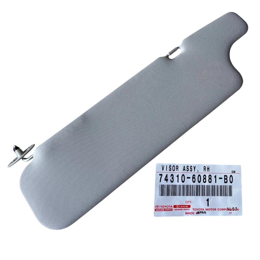 Genuine Toyota LandCruiser 70 Series VDJ HDJ HZJ right RH driver’s sun visor