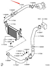 Load image into Gallery viewer, Intercooler to Turbo hose for Mitsubishi Triton MN, 2.5L Turbo Diesel 1505A377