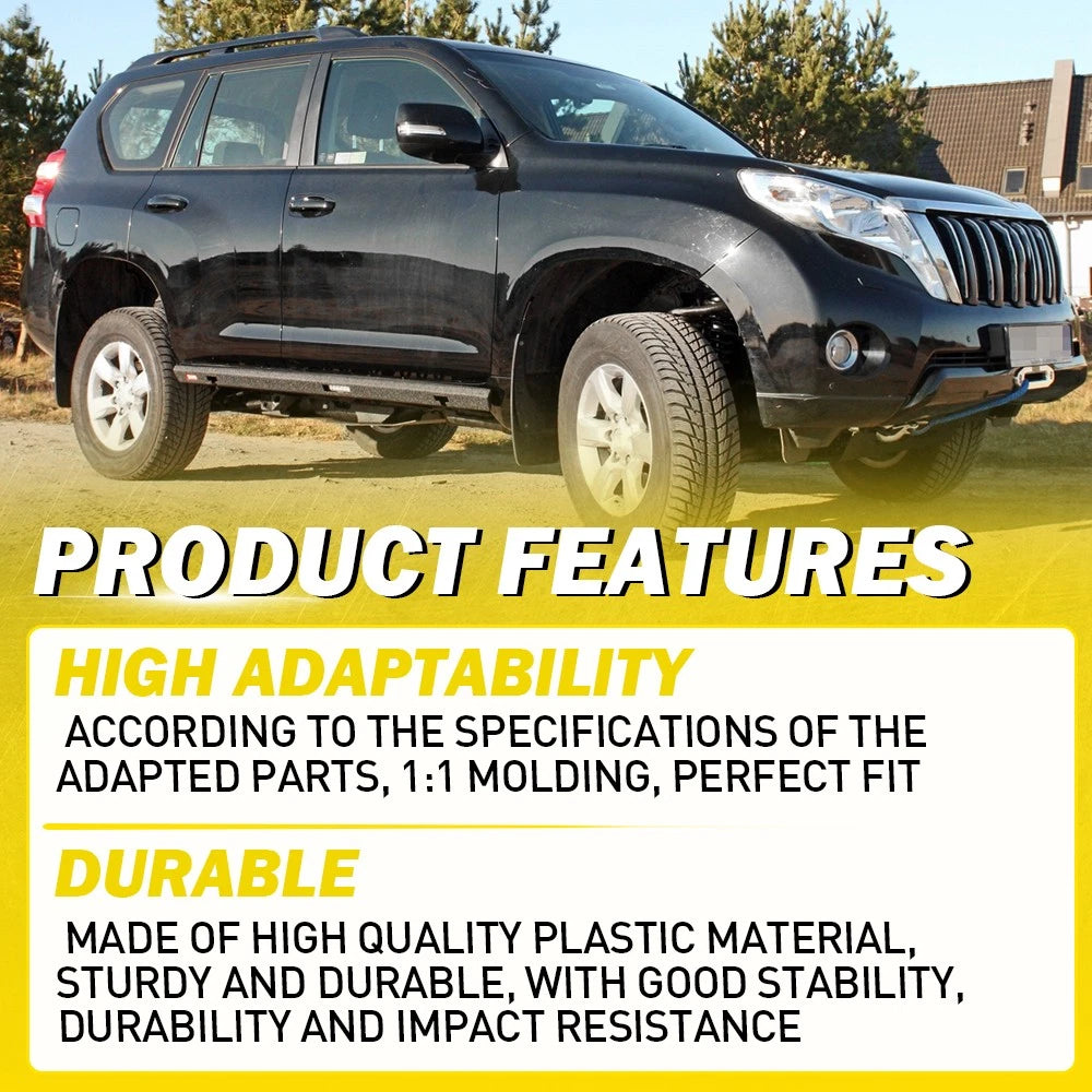 For Toyota Prado J150 Series 2009 2010-2020 Black Rear Outer Door Handle