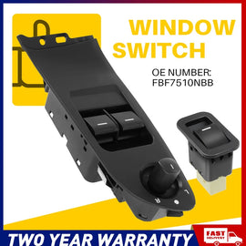Master +1 Single Power Window Switch 2 Buttons For Ford Falcon FG UTE 2008-2011