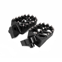 Load image into Gallery viewer, CNC MX Foot Pegs Footrests for Yamaha YZ85 YZ125 YZ250 YZ250 WR250 WR450F Black
