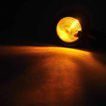 Load image into Gallery viewer, 4 Black Motorcycle Turn Signal Light Indicator Lamp For Harley Chopper Bobber ST