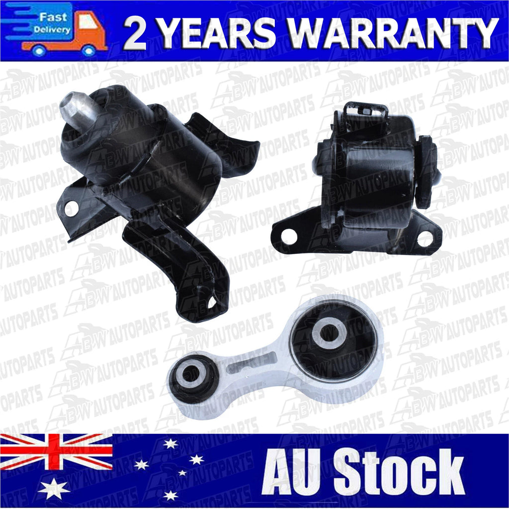 Left + Right + Rear Engine Mount Kit Fit Mazda 6 L3 GG GY 02-08 2.3L Auto Manual