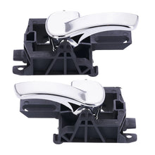 Load image into Gallery viewer, 4pc LEFT + RIGHT FRONT &amp; REAR Door Handle Inner Chrome for Nissan Dualis 07-16