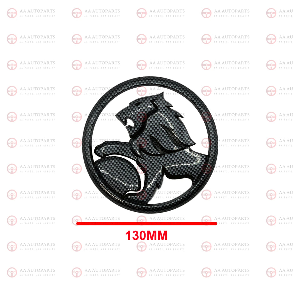 Carbon Fibre Front & Back Rear Badge Set Pair Holden Commodore VE VF SV6 SS SSV