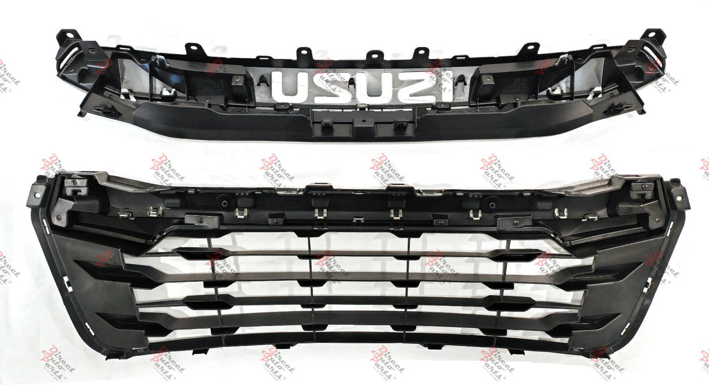 *NEW* GRILLE MESH (UPPER & LOWER, DARK GREG) for ISUZU D-MAX DMAX 2/4WD 2020 -ON