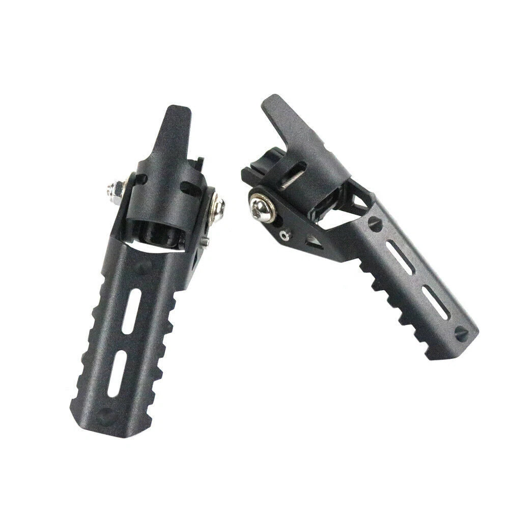 22mm Stainless Steel Foldable Highway Foot Pegs Black for BMW R1200GS LC 2013-17