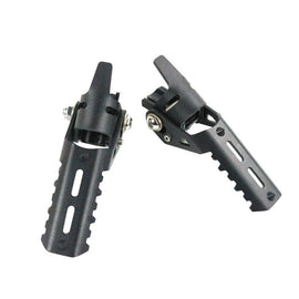 22mm Stainless Steel Foldable Highway Foot Pegs Black for BMW R1200GS LC 2013-17