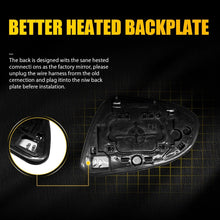 Load image into Gallery viewer, RIGHT SIDE MIRROR GLASS HEATED WITH BACK PLATE FOR TOYOTA YARIS 2012 2013-2017