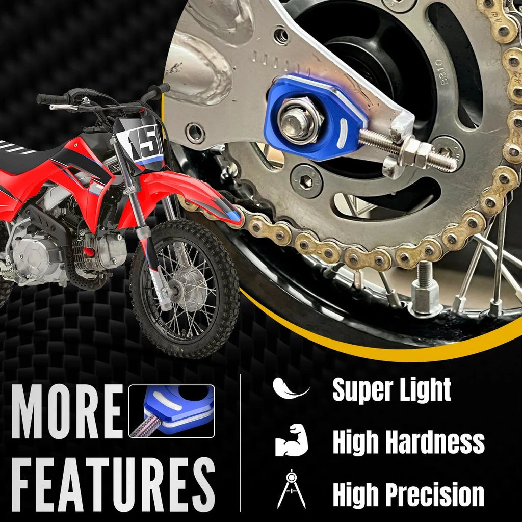 Blue Motorcycle Rear Chain Adjuster Tensioner For HONADA All CRF110 2013-2023 ST