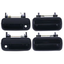 Load image into Gallery viewer, 4pc FRONT &amp; REAR Outer Door Handle Textured Black for Toyota Hilux 88-97