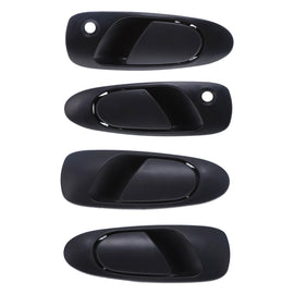 4pc FRONT& REAR LH + RH Door Handle Outer Black for Honda Civic EG EH 91-95
