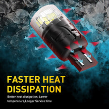 Load image into Gallery viewer, 2X T20 7443 7440 W21/5W WHITE LED BRAKE STOP LIGHT BULBS GLOBE BRIGHT ERROR FREE