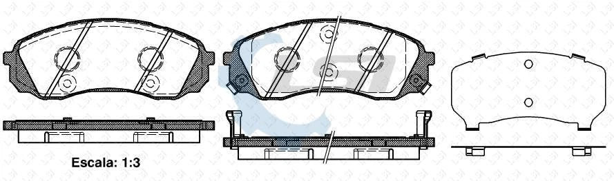Front Brake Pads and Disc Rotors set for Kia CARNIVAL VQ 2005-2011