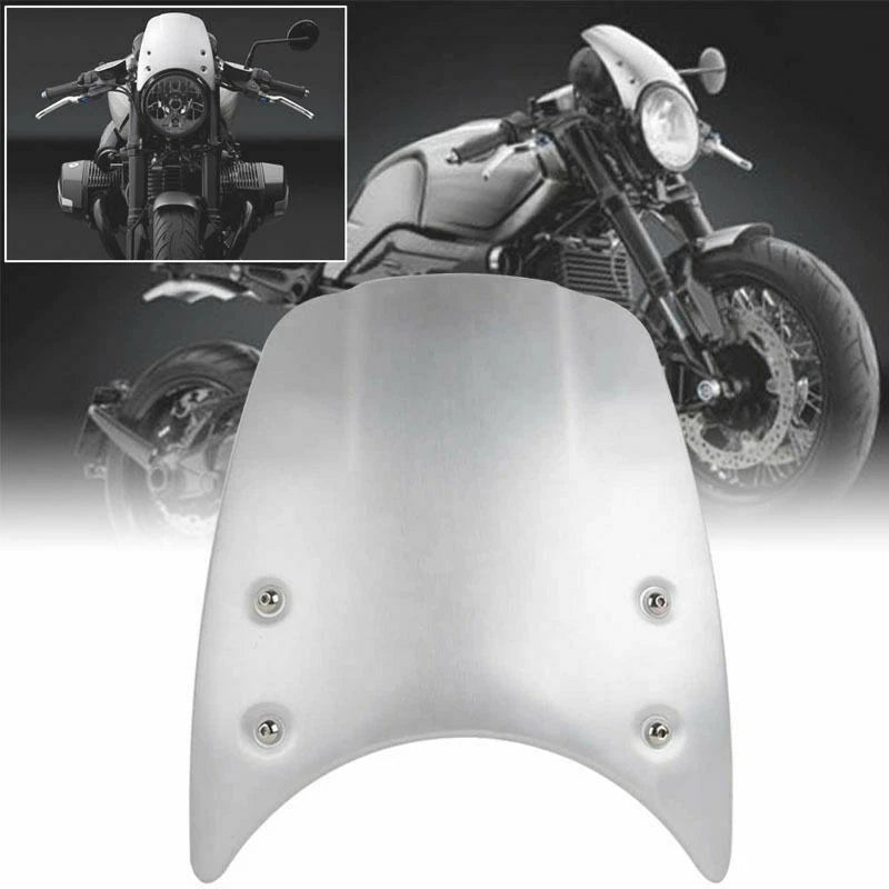 Aluminum Windshield Windscreen Headlight Fairing Silver for BMW R Nine T 14-19 S