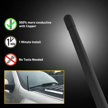 Load image into Gallery viewer, 7" Aerial For Mitsubishi Lancer Black Long AM/FM Radio Signal Reception Antenna