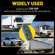 Load image into Gallery viewer, 4x AMBER RED LED CLEARANCE LIGHTS SIDE MARKER LAMP TRAILER TRUCK UTE 12V IP67 AU