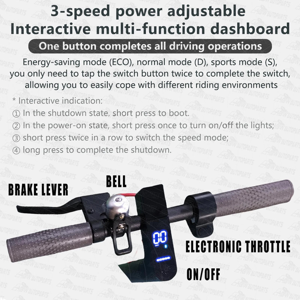 900W 40KM/H Portable & Foldable Electric Scooter Adult Travel E-Bike UL2272